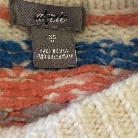Aerie fair isle knit oversized sweater Size XS - Picture 6 of 6